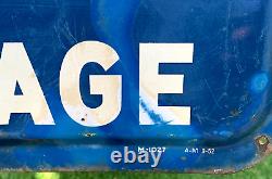 Vintage Metal rare Vertical 54 inch Tru Ade soda Pop Sign Bottle Graphic 1952