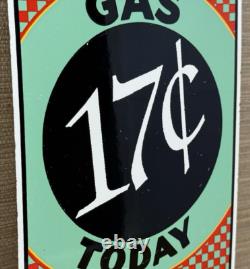 Vintage Nehi Soda Porcelain Sign Service Station Pump Plate Oil Coca Cola Pepsi