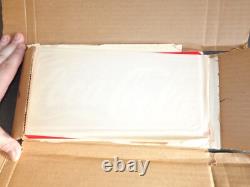 Vintage Nos Enjoy Coca Cola Stout Sign Company Case Of 6 Metal Advertising! Z501