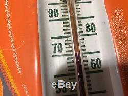 Vintage Orange Crush Sign Thermometer Good Working 1940-50s Old Original