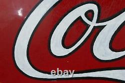 Vintage Original 1930's Coca Cola Soda Pop 30 Porcelain Metal Advertising Sign
