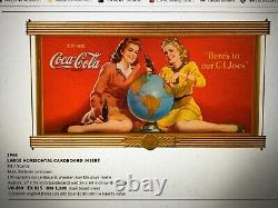 Vintage, Original, 1944 Coca Cola Cardboard Sign, Large, WWII era, Our GI Joes