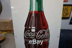 Vintage Original 1947 Coca-cola Bottles Sign