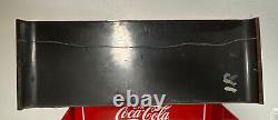 Vintage Original 1950's Drink Coca Cola In Bottles Porcelain Metal Sled Sign