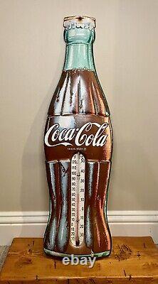 Vintage Original 29 Coca-Cola Thermometer with working tube Made in Mexico