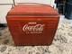 Vintage Original 50's Coca Cola Metal Picnic Cooler