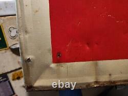 Vintage Original Antique Gas Oil General Store Large Sign 1950 Coca-cola