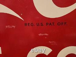 Vintage Original Antique Gas Oil General Store Large Sign 1950 Coca-cola
