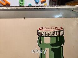Vintage Original Antique Gas Oil General Store Large Sign 1950 Coca-cola