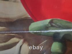 Vintage Original Antique Gas Oil General Store Sign Coca-cola Santa Clause