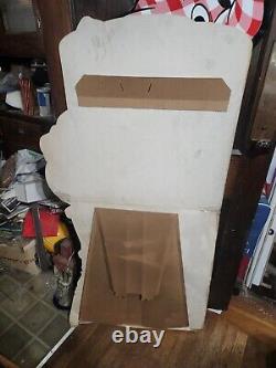 Vintage Original Antique Gas Oil General Store Sign Coca-cola Santa Clause