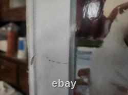 Vintage Original Antique Gas Oil General Store Sign Coca-cola Santa Clause