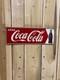 Vintage Original Clean Original Coca-Cola COKE Arrow Sign M. C. A. METAL Horizonta
