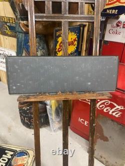 Vintage Original Clean Original Coca-Cola COKE Arrow Sign M. C. A. METAL Horizonta