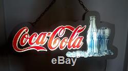 Vintage Original Coca Cola Neon Sign, Man Cave, Bar Light, Coke Lamp, 25x12,62x30cm