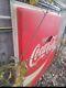 Vintage Original Coca Cola embossed Sign (5ft. By 5 Ft.) for Restoration plstc