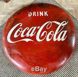 Vintage Original Drink COCA COLA Coke 48 Button Advertising Sign