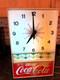 Vintage Original Electric 1960s Coca Cola Advertising Clock Light Up Sign