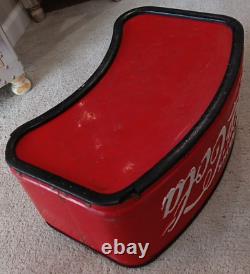 Vintage Original Embossed Coca-Cola Stadium Vendor Ball Park Cooler Metal RARE