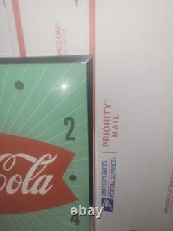 Vintage PAM Coca-Cola Fishtail Clock