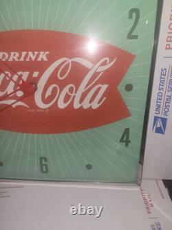 Vintage PAM Coca-Cola Fishtail Clock