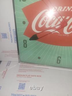 Vintage PAM Coca-Cola Fishtail Clock