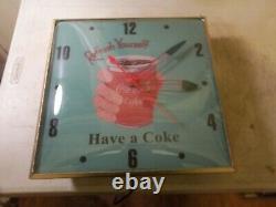 Vintage Pam clock Have A Coke