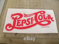 Vintage Pepsi 1906 sticker decal 12x6.1