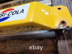 Vintage Pepsi Cola Porcelain Sign Screen Door Push Bar Soda Beverage Drink Coke