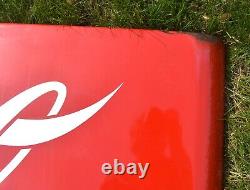 Vintage Porcelain Coca Cola Coke Soda Pop Advertising Sled SIGN