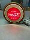 Vintage Price Brothers Drink Coca Cola Motion Illusion Counter Top Lighted Sign