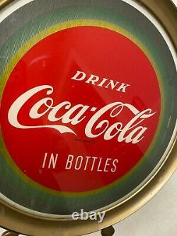 Vintage Price Brothers Drink Coca Cola Motion Illusion Counter Top Lighted Sign