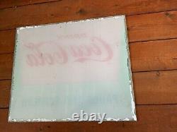 Vintage Rare Coca Cola Drink Machine Illuminated Sign Glass Pause And Refresh