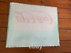 Vintage Rare Coca Cola Drink Machine Illuminated Sign Glass Pause And Refresh