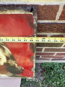Vintage Rare Drink Coca-Cola Advertising Sign 1941 Single Sided Tin 59 X 23