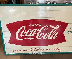 Vintage Robertson 006 Coca-Cola Fish Tail ENJOY THAT Refreshing NEW Feeling Coke