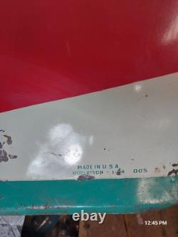 Vintage Robertson Coca-Cola Sign 005 Fish Tail 58.5 X 24 Rare