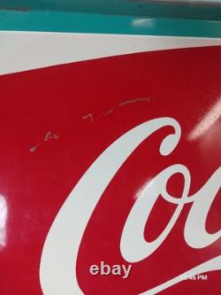 Vintage Robertson Coca-Cola Sign 005 Fish Tail 58.5 X 24 Rare