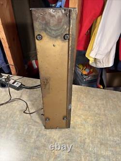 Vintage SERVE YOURSELF COCA COLA Lighted Fountain Sign With Clock