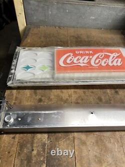 Vintage Soda Coke Coke Drink Coca Cola Vendo Vending Machine Light Up Sign Parts