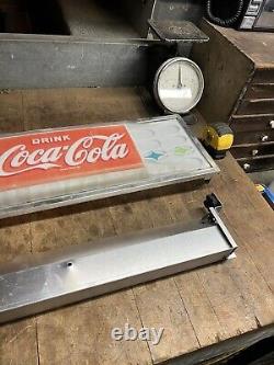 Vintage Soda Coke Coke Drink Coca Cola Vendo Vending Machine Light Up Sign Parts