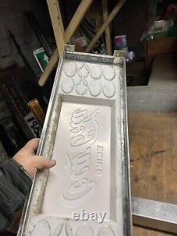 Vintage Soda Coke Coke Drink Coca Cola Vendo Vending Machine Light Up Sign Parts