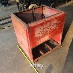 Vintage Westinghouse Coca Cola Cooler sheetmetal shell only