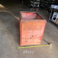 Vintage Westinghouse Coca Cola Cooler sheetmetal shell only