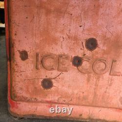 Vintage Westinghouse Coca Cola Cooler sheetmetal shell only