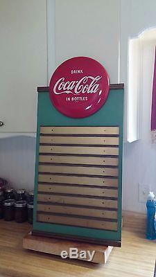 Vintage all original coke coca cola menu board disc button sign