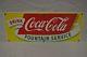 Vintage c1930 Coca Cola Coke 28 Single Sided Porcelain Sign-Excellent
