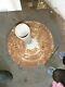 Vintage coca cola lollipop cast iron stand for sign