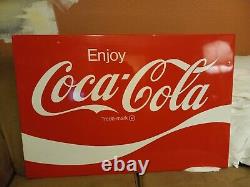 Vintage coca cola metal signs