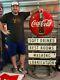 Vintage coca cola porcelain sign